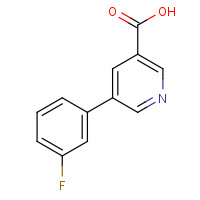 181705-88-4 5-(3-fluorophenyl)pyridine-3-carboxylic acid chemical structure