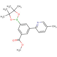 1025699-99-3 methyl 3-(5-methylpyridin-2-yl)-5-(4,4,5,5-tetramethyl-1,3,2-dioxaborolan-2-yl)benzoate chemical structure