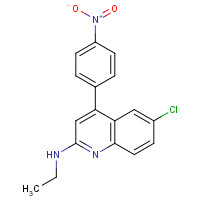 950852-94-5 6-chloro-N-ethyl-4-(4-nitrophenyl)quinolin-2-amine chemical structure