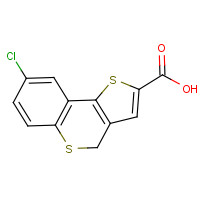 255395-56-3 8-chloro-4H-thieno[3,2-c]thiochromene-2-carboxylic acid chemical structure