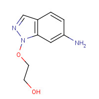 877472-43-0 2-(6-aminoindazol-1-yl)oxyethanol chemical structure
