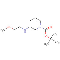 887588-09-2 tert-butyl 3-(2-methoxyethylamino)piperidine-1-carboxylate chemical structure
