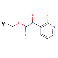 902837-56-3 ethyl 2-(2-chloropyridin-3-yl)-2-oxoacetate chemical structure