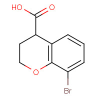 1374574-72-7 8-bromo-3,4-dihydro-2H-chromene-4-carboxylic acid chemical structure