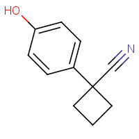 1196125-36-6 1-(4-hydroxyphenyl)cyclobutane-1-carbonitrile chemical structure