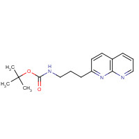 227751-85-1 tert-butyl N-[3-(1,8-naphthyridin-2-yl)propyl]carbamate chemical structure