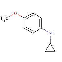 263244-95-7 N-cyclopropyl-4-methoxyaniline chemical structure