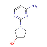 62122-80-9 1-(4-aminopyrimidin-2-yl)pyrrolidin-3-ol chemical structure