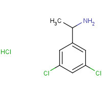 321318-36-9 1-(3,5-dichlorophenyl)ethanamine;hydrochloride chemical structure