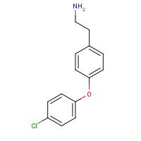894356-22-0 2-[4-(4-chlorophenoxy)phenyl]ethanamine chemical structure