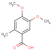 20736-28-1 4,5-dimethoxy-2-methylbenzoic acid chemical structure