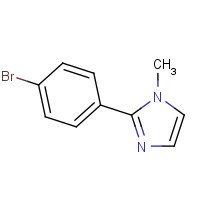 176961-54-9 2-(4-bromophenyl)-1-methylimidazole chemical structure