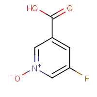 1526-19-8 5-fluoro-1-oxidopyridin-1-ium-3-carboxylic acid chemical structure