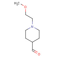 342435-23-8 1-(2-methoxyethyl)piperidine-4-carbaldehyde chemical structure