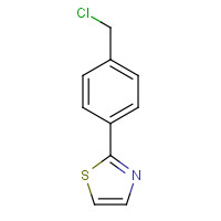 906352-61-2 2-[4-(chloromethyl)phenyl]-1,3-thiazole chemical structure