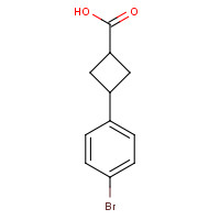 149506-16-1 3-(4-bromophenyl)cyclobutane-1-carboxylic acid chemical structure
