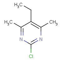 73492-47-4 2-chloro-5-ethyl-4,6-dimethylpyrimidine chemical structure