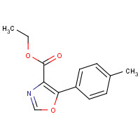 885274-06-6 ethyl 5-(4-methylphenyl)-1,3-oxazole-4-carboxylate chemical structure