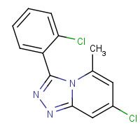 1019918-60-5 7-chloro-3-(2-chlorophenyl)-5-methyl-[1,2,4]triazolo[4,3-a]pyridine chemical structure