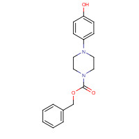 163210-59-1 benzyl 4-(4-hydroxyphenyl)piperazine-1-carboxylate chemical structure