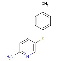 64064-32-0 5-(4-methylphenyl)sulfanylpyridin-2-amine chemical structure