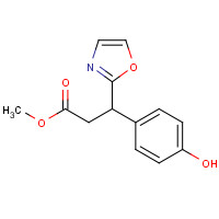 916220-13-8 methyl 3-(4-hydroxyphenyl)-3-(1,3-oxazol-2-yl)propanoate chemical structure