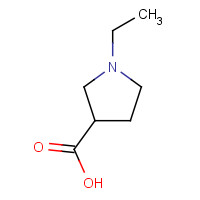 5370-36-5 1-ethylpyrrolidine-3-carboxylic acid chemical structure