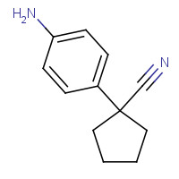 115279-73-7 1-(4-aminophenyl)cyclopentane-1-carbonitrile chemical structure