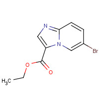 372198-69-1 ethyl 6-bromoimidazo[1,2-a]pyridine-3-carboxylate chemical structure
