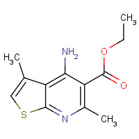 1312594-29-8 ethyl 4-amino-3,6-dimethylthieno[2,3-b]pyridine-5-carboxylate chemical structure