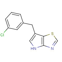 1312363-51-1 6-[(3-chlorophenyl)methyl]-4H-pyrrolo[2,3-d][1,3]thiazole chemical structure