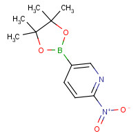 1073371-93-3 2-nitro-5-(4,4,5,5-tetramethyl-1,3,2-dioxaborolan-2-yl)pyridine chemical structure