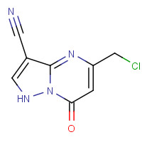 329213-60-7 5-(chloromethyl)-7-oxo-1H-pyrazolo[1,5-a]pyrimidine-3-carbonitrile chemical structure