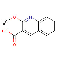 70659-29-9 2-methoxyquinoline-3-carboxylic acid chemical structure