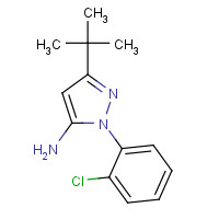 956397-18-5 5-tert-butyl-2-(2-chlorophenyl)pyrazol-3-amine chemical structure