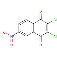 29284-76-2 2,3-dichloro-6-nitronaphthalene-1,4-dione chemical structure
