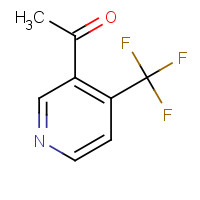 955997-27-0 1-[4-(trifluoromethyl)pyridin-3-yl]ethanone chemical structure