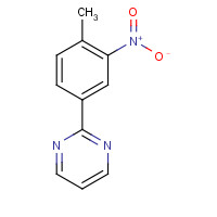 1190891-71-4 2-(4-methyl-3-nitrophenyl)pyrimidine chemical structure