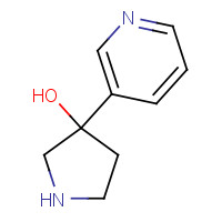 1003639-51-7 3-pyridin-3-ylpyrrolidin-3-ol chemical structure