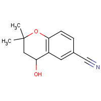 121021-89-4 4-hydroxy-2,2-dimethyl-3,4-dihydrochromene-6-carbonitrile chemical structure