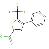 208108-75-2 4-phenyl-5-(trifluoromethyl)thiophene-2-carbonyl chloride chemical structure