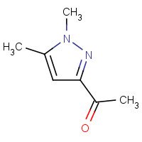 25016-15-3 1-(1,5-dimethylpyrazol-3-yl)ethanone chemical structure