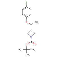 1332301-92-4 tert-butyl 3-[1-(4-chlorophenoxy)ethyl]azetidine-1-carboxylate chemical structure