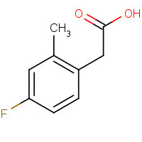 407640-40-8 2-(4-fluoro-2-methylphenyl)acetic acid chemical structure