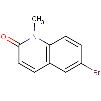 16717-25-2 6-bromo-1-methylquinolin-2-one chemical structure