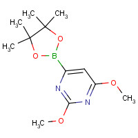 269410-14-2 2,4-dimethoxy-6-(4,4,5,5-tetramethyl-1,3,2-dioxaborolan-2-yl)pyrimidine chemical structure