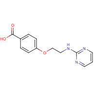174665-28-2 4-[2-(pyrimidin-2-ylamino)ethoxy]benzoic acid chemical structure