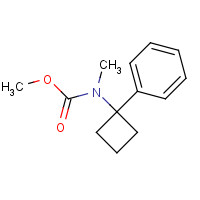 850875-63-7 methyl N-methyl-N-(1-phenylcyclobutyl)carbamate chemical structure