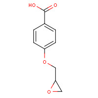 35217-95-9 4-(oxiran-2-ylmethoxy)benzoic acid chemical structure