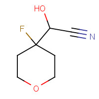 1226507-95-4 2-(4-fluorooxan-4-yl)-2-hydroxyacetonitrile chemical structure